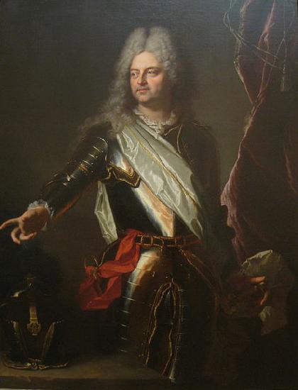 Hyacinthe Rigaud Portrait of Charles-Auguste d'Allonville, oil painting image
